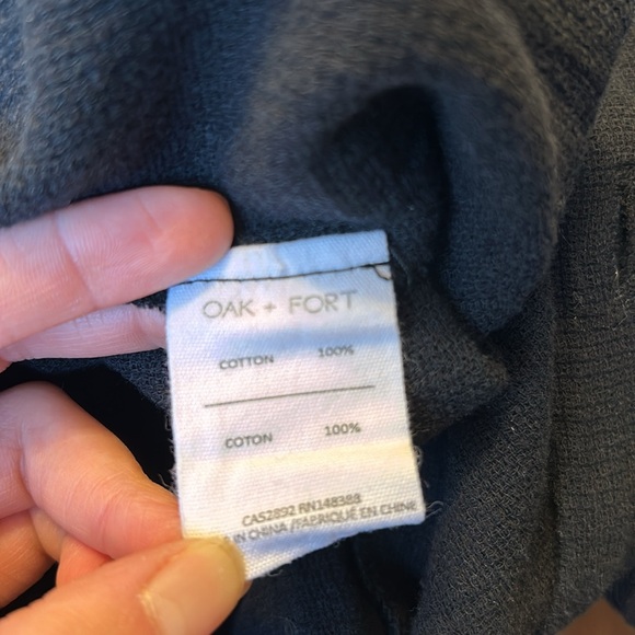 OAK & FORT 100% Cotton button dress - Picture 8 of 8